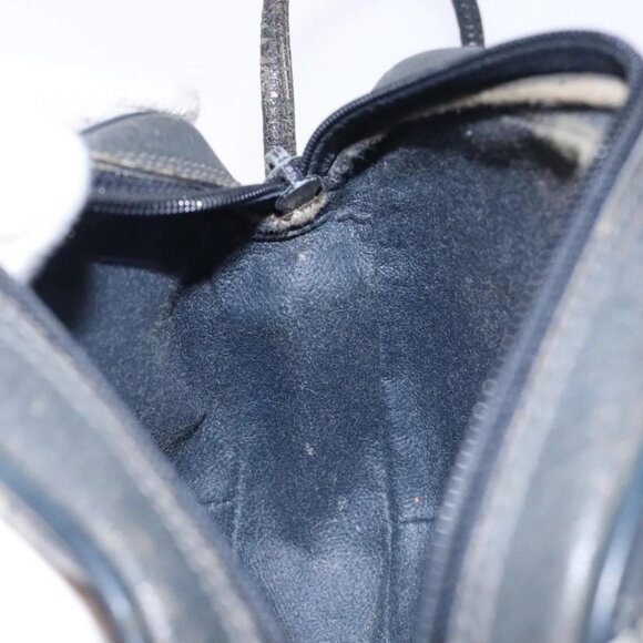 GUCCI GG Supreme Sherry Line Bag PVC Navy Gold Red 89 02 066 Auth 133032 - Picture 12 of 16